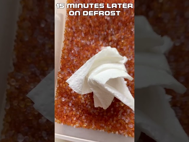 Drying 3D Printer Silica Beads ASMR #3dprinting #silicagel #asmr