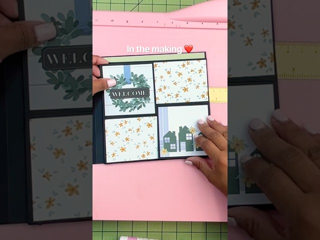 Farmhouse #interactive #minialbum #tutorial #scrapbooking #diy