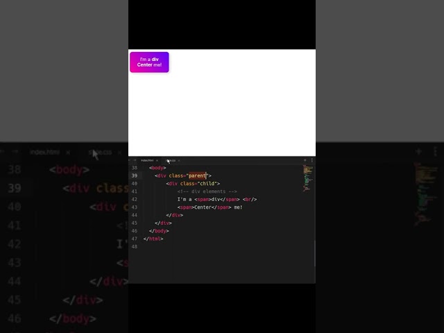 Best Ways to Center a Div | CSS Center Vertically and Horizontally | #shorts #shortvideo #sort #css