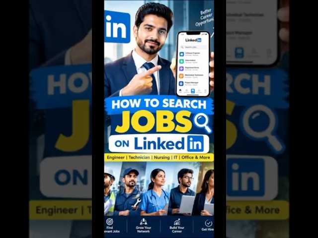 Part 1: Find Your Dream Job on LinkedIn #jobsearch #shorts #youtubeshorts #foryou #viralvideo