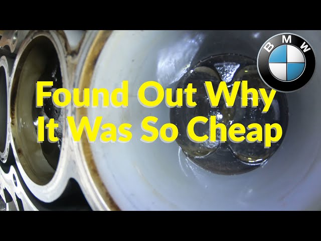 Inspecting The Cheap EBay BMW N52 Engine Block & Cylinder Head - Major Damage? [N52 Rebuild Part 4]