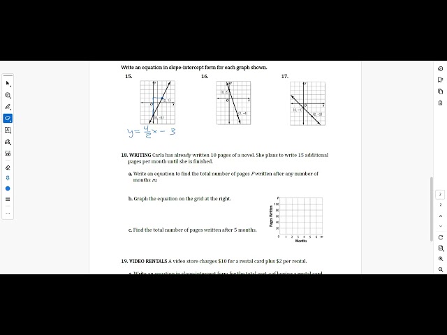 Hon Alg 4 1 HW & 4 2 Notes 26 27