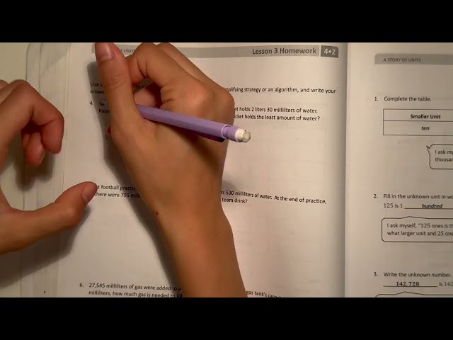Eureka Math Grade 4 Module 2 Lesson 3 Homework (Succeed) | Math With Aubrey
