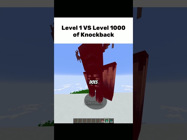 Level 1 VS Level 1000 of Knockback