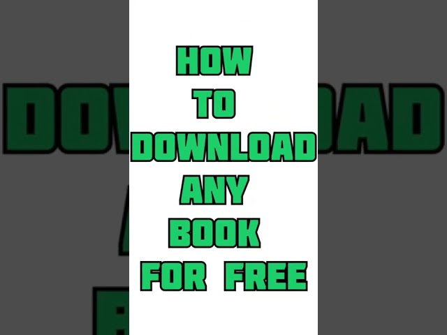 How to download any book 📚 for free. #shorts #viral #trending #freebooks #freebooksdownload #learn