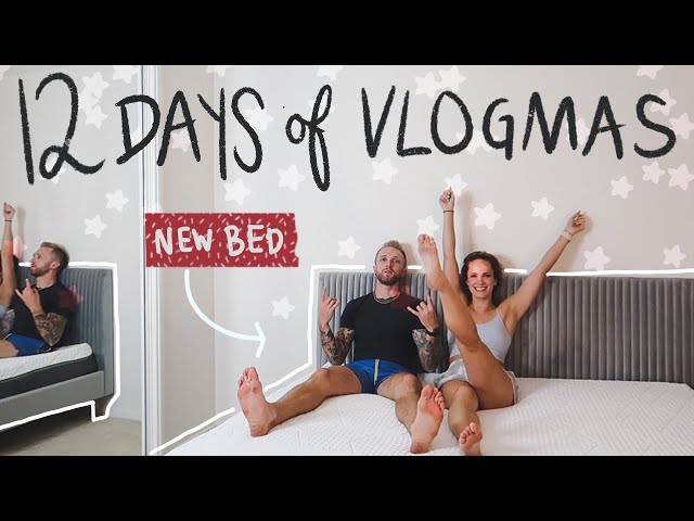 breaking in the new bed 😉 (vlogmas day 14)