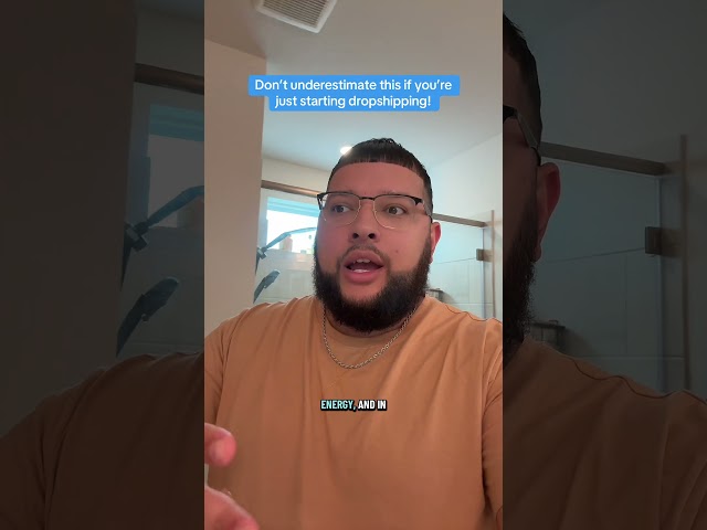 Don’t underestimate this if you’re just starting dropshipping!