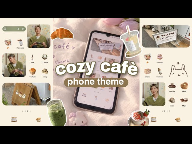 Quick android homescreen makeover with shortcut maker and widget ios 🥐 🎀