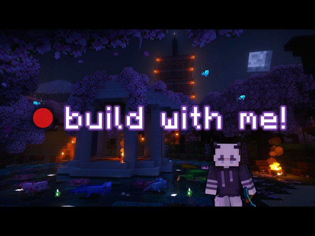 relaxing minecraft building stream 😴 (you can join)