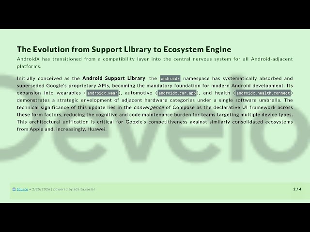 ✨ AndroidX's Strategic Expansion