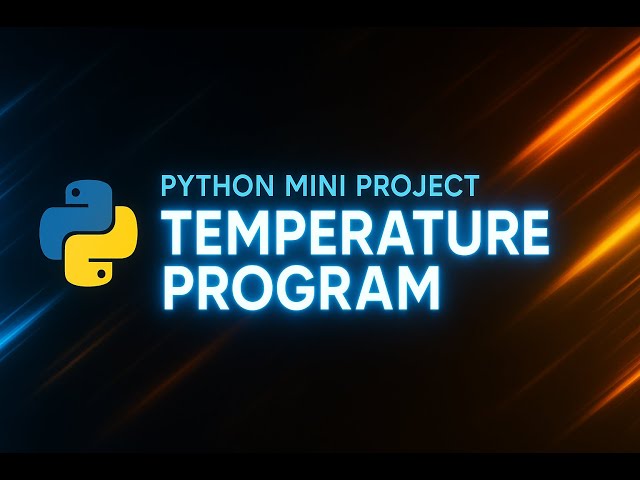 Temperature Mini Project Using Python ...