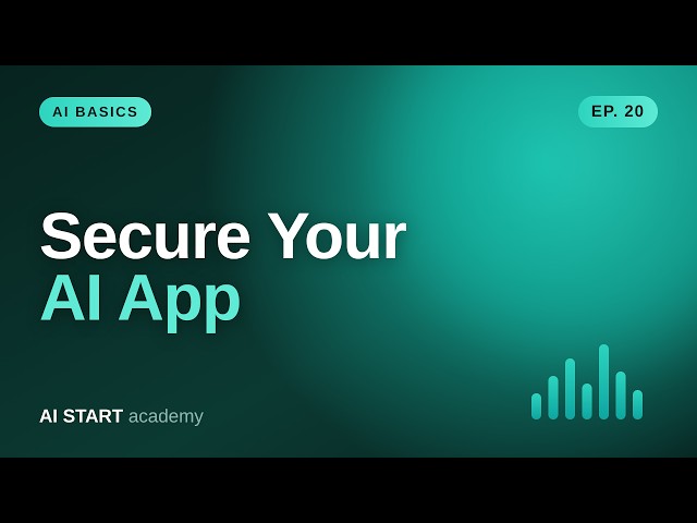 Configure Your AI App: Models, API Keys & Security | AI Basics #20