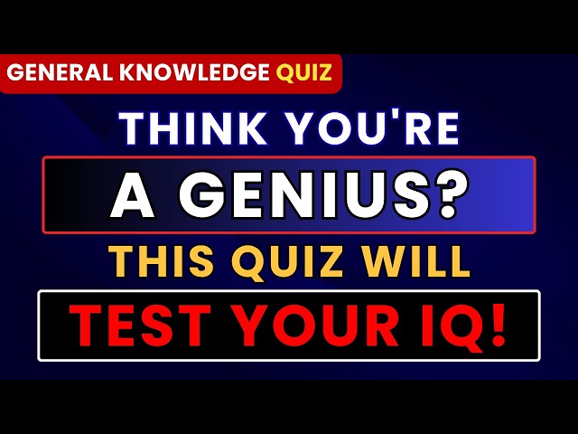 CHALLENGE YOUR BRAIN: CAN YOU PASS THIS DIFFICULT QUIZ? | GENERAL KNOWLEDGE #generalknowledge  #quiz