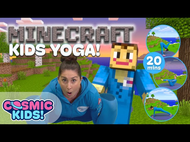 Minecraft | A Cosmic Kids Yoga Adventure! ⛏🧱 - Minecraft Videos for Kids