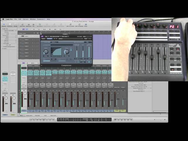 Behringer BCF2000 & Logic Pro user guide - 7/16