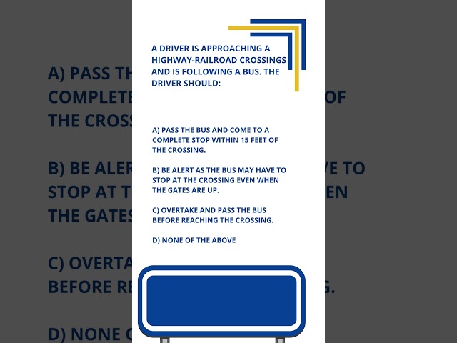 Free Texas Driving Test Online 2025: Don't Fail this Question!