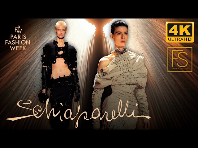 SCHIAPARELLI Fall/Winter 2026/2027 Paris Fashion Week 4K FULL FASHION SHOW | Abby Champion
