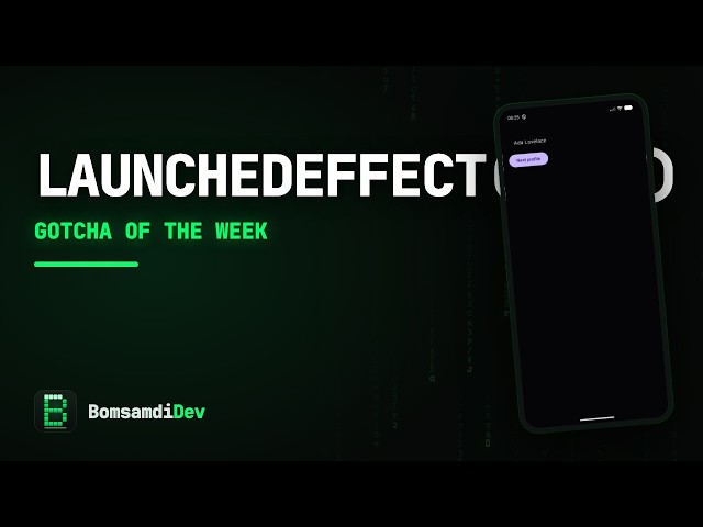 LaunchedEffect with a Unit key — Gotcha of the Week
