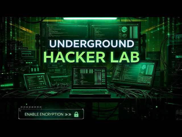 Underground Hacker Lab 🟢 Deep Focus Coding Music