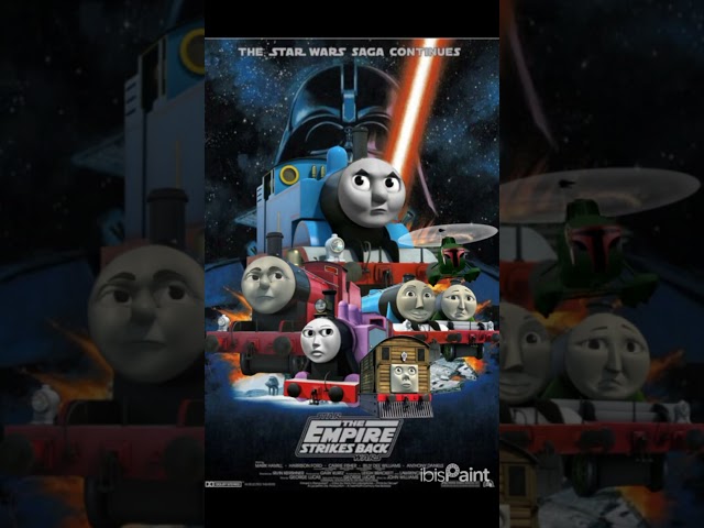 Sodor Wars: The Diesels strikes back timelapse. #thomasandfriends #starwars #ibispaintx #noaiart