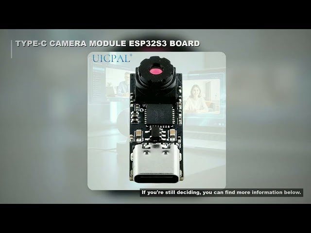 MINI USB TYPE-C CAMERA MODULE FOR ESP32S3 WIN 10 11 ANDROID 720P 1280*720 1MP 65 DEGREES FOR ESP32-S