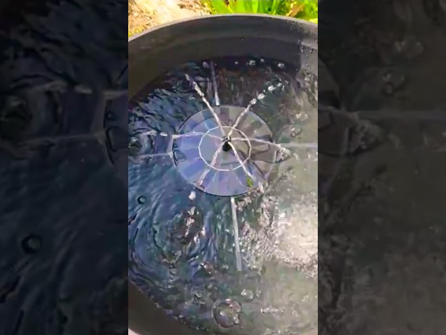 EASY SOLAR WATER FOUNTAIN