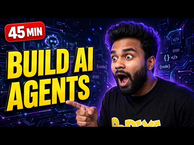 Build an AI Agent from Scratch in 45 Minutes (Python, Free API, No Framework)