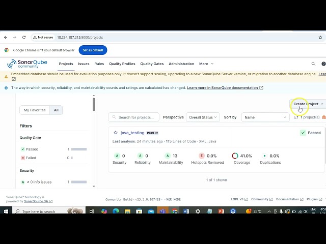 "Java Project for SonarQube | Code Quality, Security Issues, Coverage & Duplications Explained!"