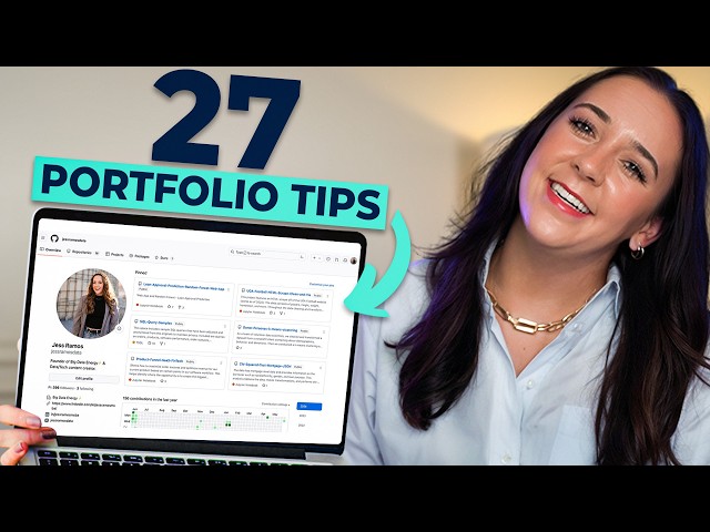 27 Tips for a KILLER Data Analyst Portfolio (that will get you HIRED)
