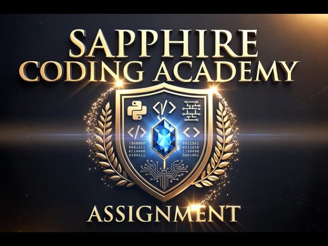 Join us at Sapphire Academy Free Coding Course Chats