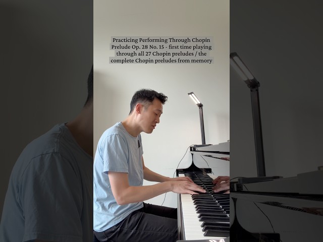 Piano Practice - Chopin Prelude Op. 28 No. 15 (7)  - 8/31/26 #pianolessonsonline