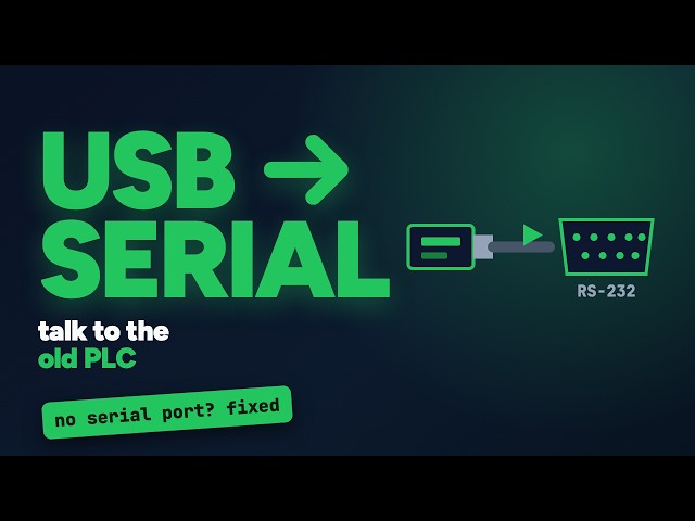 USB to Serial for PLCs — Adapters & COM Ports