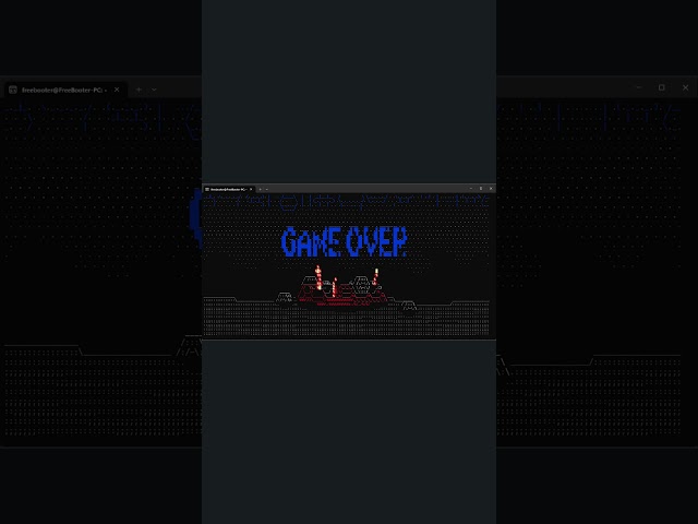 Play Ascii Patrol Game in Linux