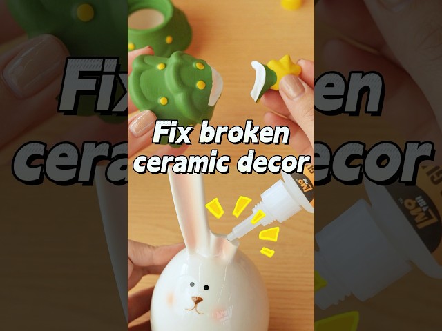 Restore your favorite ceramic ornament