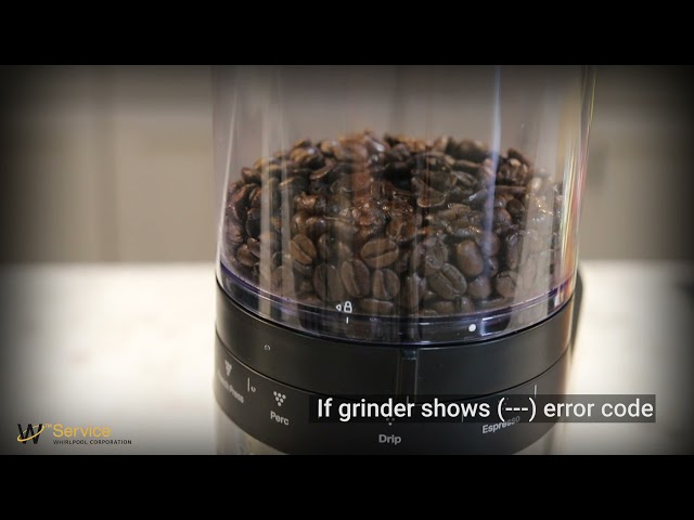 KA Coffee Grinder Error Code