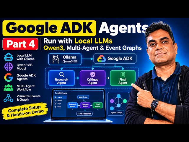Google ADK + Ollama: Run AI Agents Locally with Qwen3 | Multi-Agent Tutorial