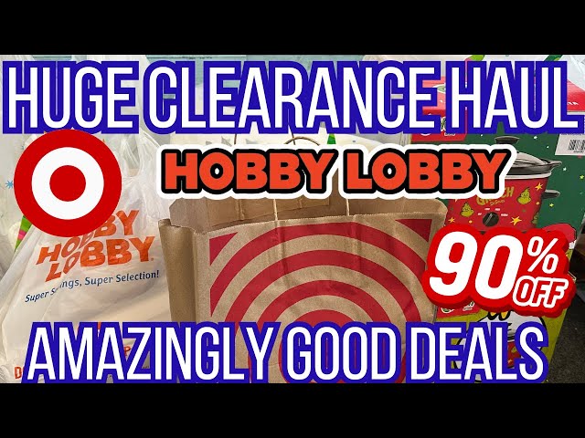 HOBBY LOBBY 90 OFF CLEARANCE HAUL🏃🏽‍♀️🧡TARGET 90% OFF HAUL🏃🏽‍♀️🧡 #hobbylobby #clearance