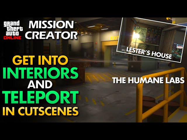 How to Access INTERIORS & WARP During Cutscenes Tutorial | GTA Online Mission Creator