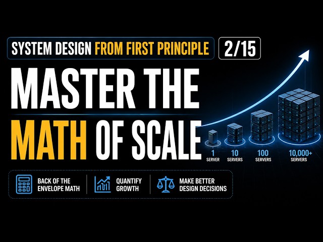 System Design First Principles: Master the Math of Scale[2/15]