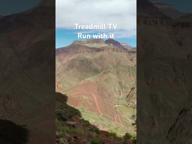 View of the bottom of the Grand Canyon