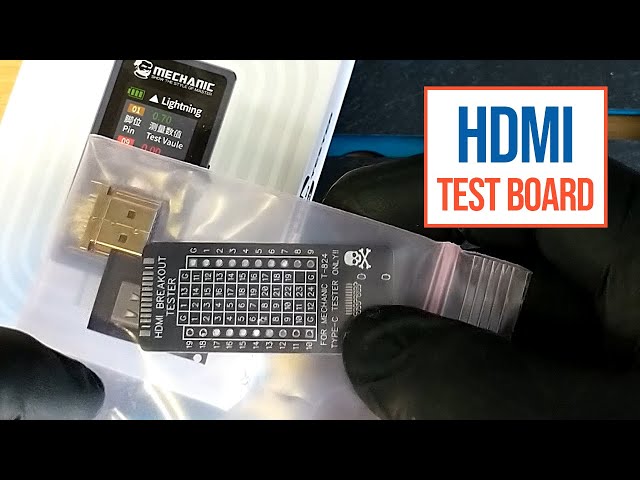 Mozzwald HDMI Breakout Board for Mechanic Tester #righttorepair #consolerepair