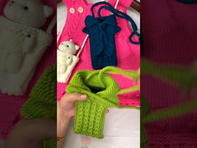 Satisfying Handcrafted Crochet Phone Pouch