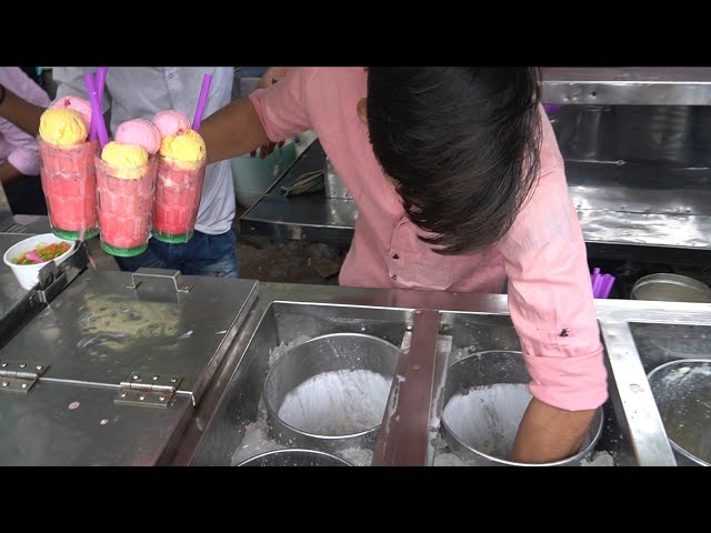 Biggest Tasty Icecream Ever Summer special Drinks | Indian Street Food