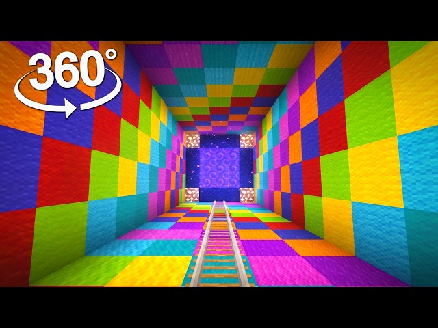 Minecraft 360° Illusion Roller Coaster