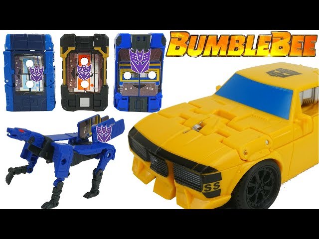 Bumblebee Movie One Step Changer Soundwave Cassette Tapes Transformers