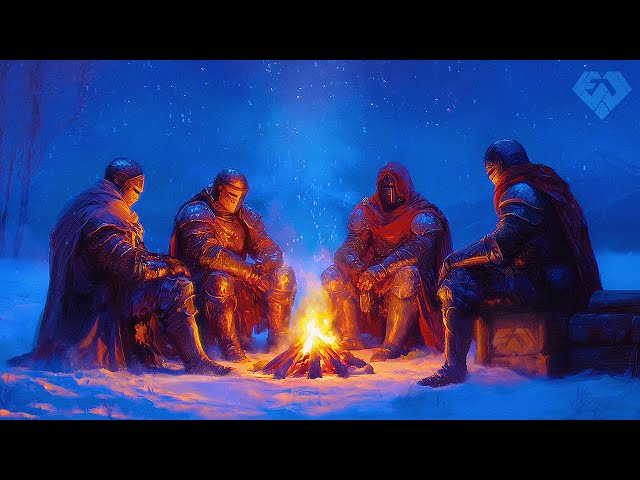 rest here, fellow warriors; the night is cold
