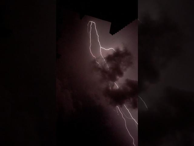 ⚠️ Loud and Scary Thunderstorm Lighting Sound Effect #asmr #asmrsounds #scary