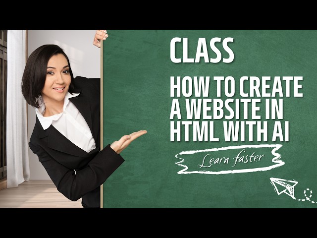 How to Create a Website in HTML with AI | Build a Website Without Coding