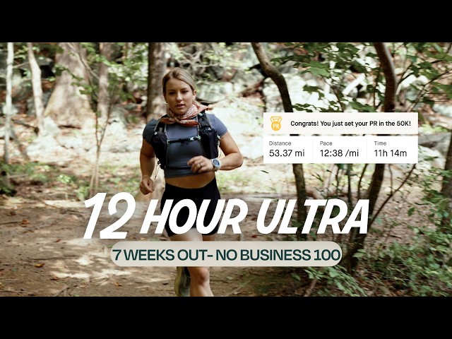 12 hour race | 50k and 50 miler PR, 100 Miler Training