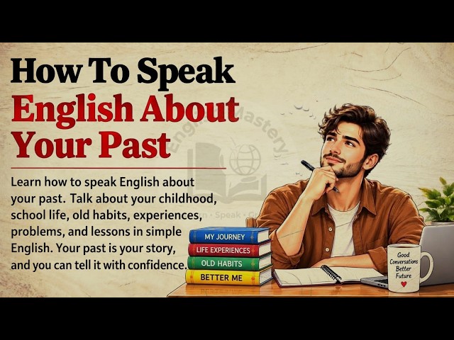 HOW TO SPEAK ENGLISH ABOUT YOUR PAST | Tell Your Life Story Confidently | Speak English Fluently ✅